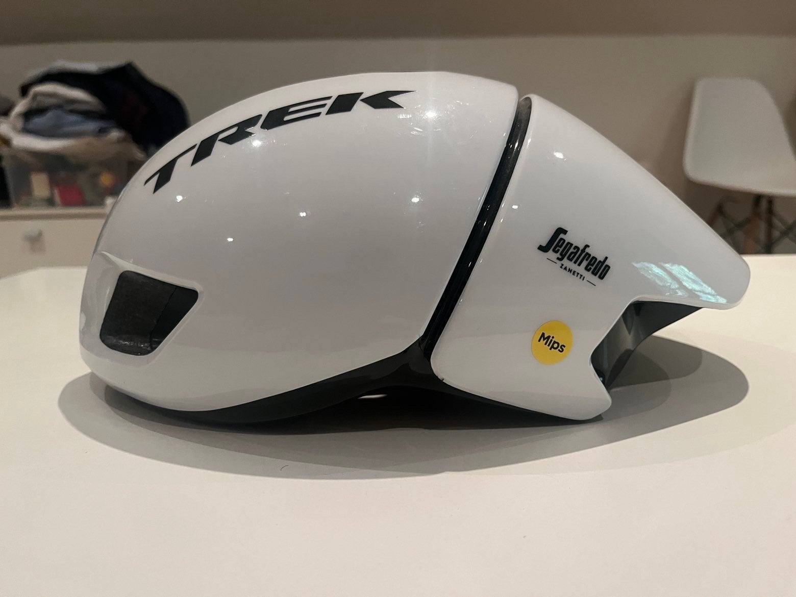 Trek ballista helm (van team zelf + nieuw), Fietsen en Brommers, Ophalen, Nieuw, L, Heer of Dame