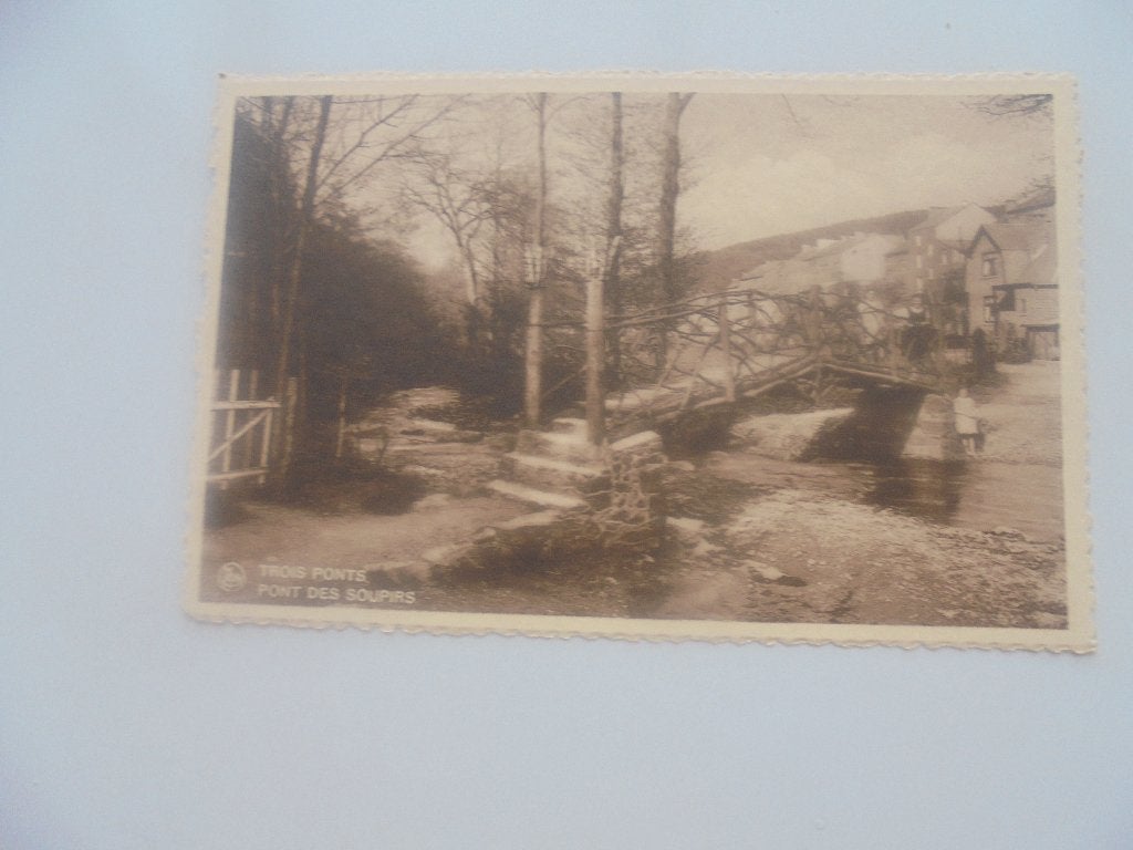 trois ponts- pont des soupirs, Envoi, 1920 à 1940, Non affranchie, Liège