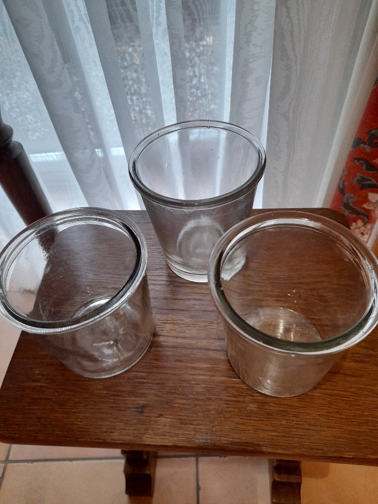 3 pots de confitures  de 1/2 L, Enlèvement ou Envoi