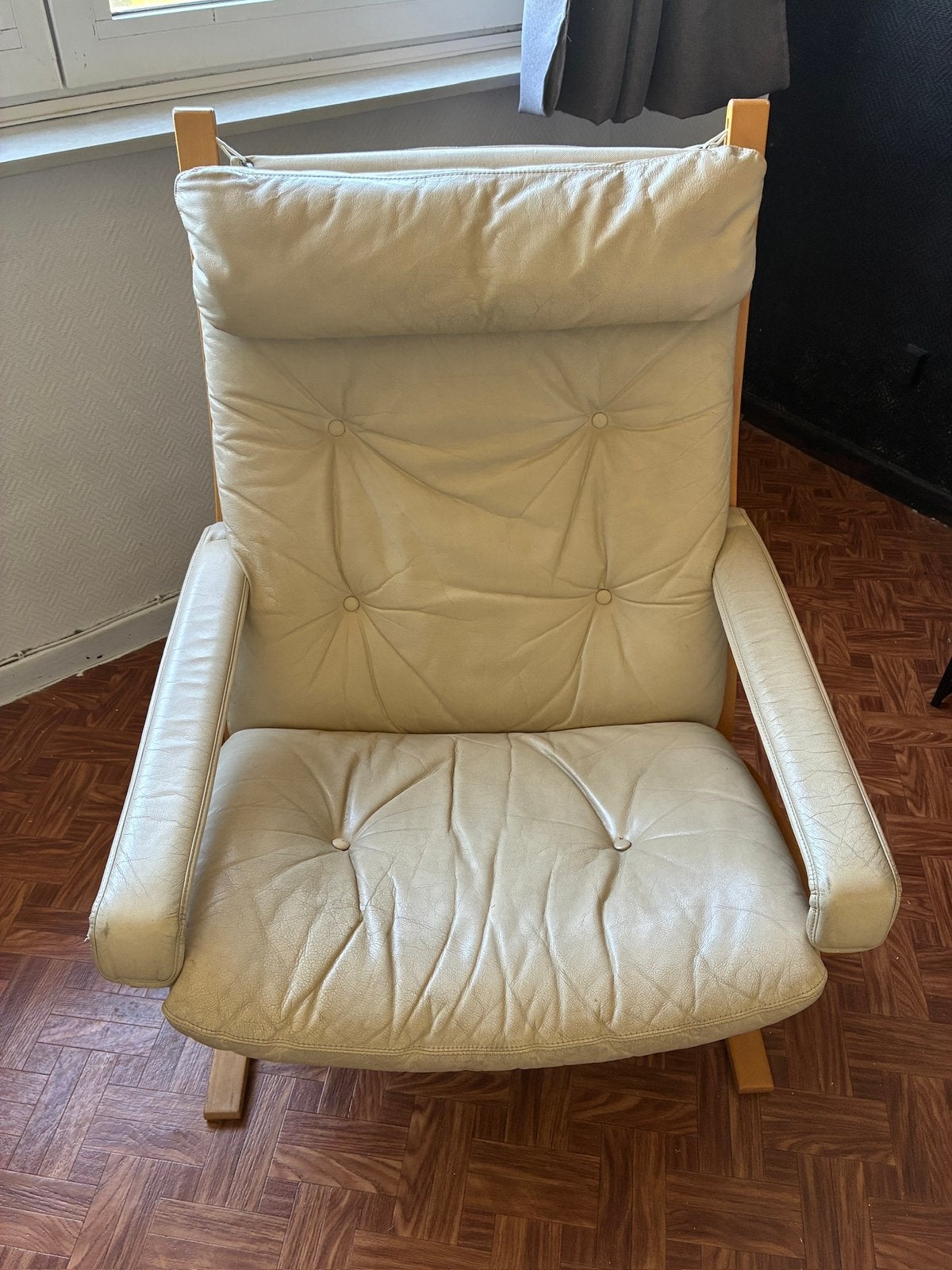 Siège à dossier haut Westnofa Siesta, Enlèvement, Utilisé, Cuir