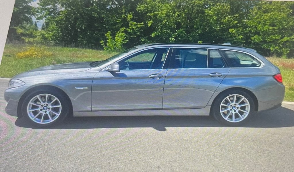 Bmw 525d automaat, Euro 5, Achterwielaandrijving, Zwart, Leder