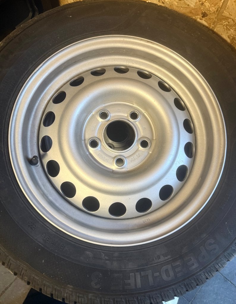 Wielen voor aanhanger/caravan, Auto-onderdelen, Banden en Velgen, Gebruikt, 15 inch, Banden en Velgen, 205 mm