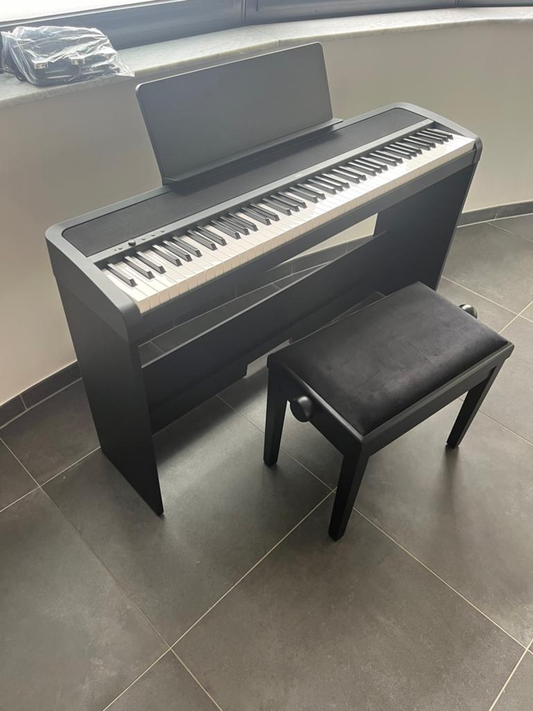 Korg piano set B2 SP Black, Ophalen, Zo goed als nieuw, Piano