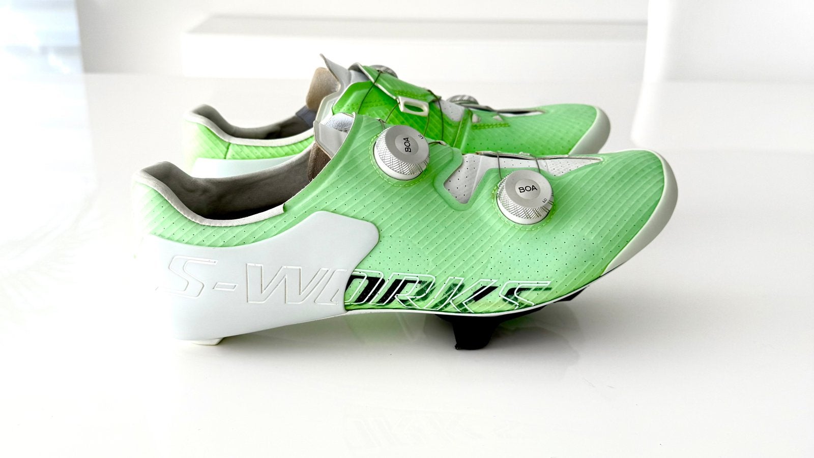 Specialized S-Works Ares 2 Green Gecko maat 44, Enlèvement, Comme neuf