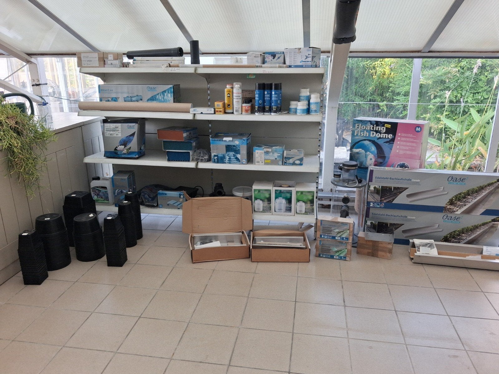 assortiment vijvermateriaal oase, Ophalen