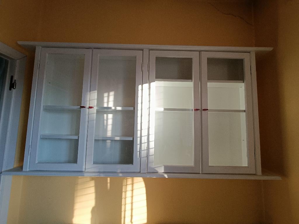 vitrine, Huis en Inrichting, Ophalen, Gebruikt, Glas, 150 tot 200 cm