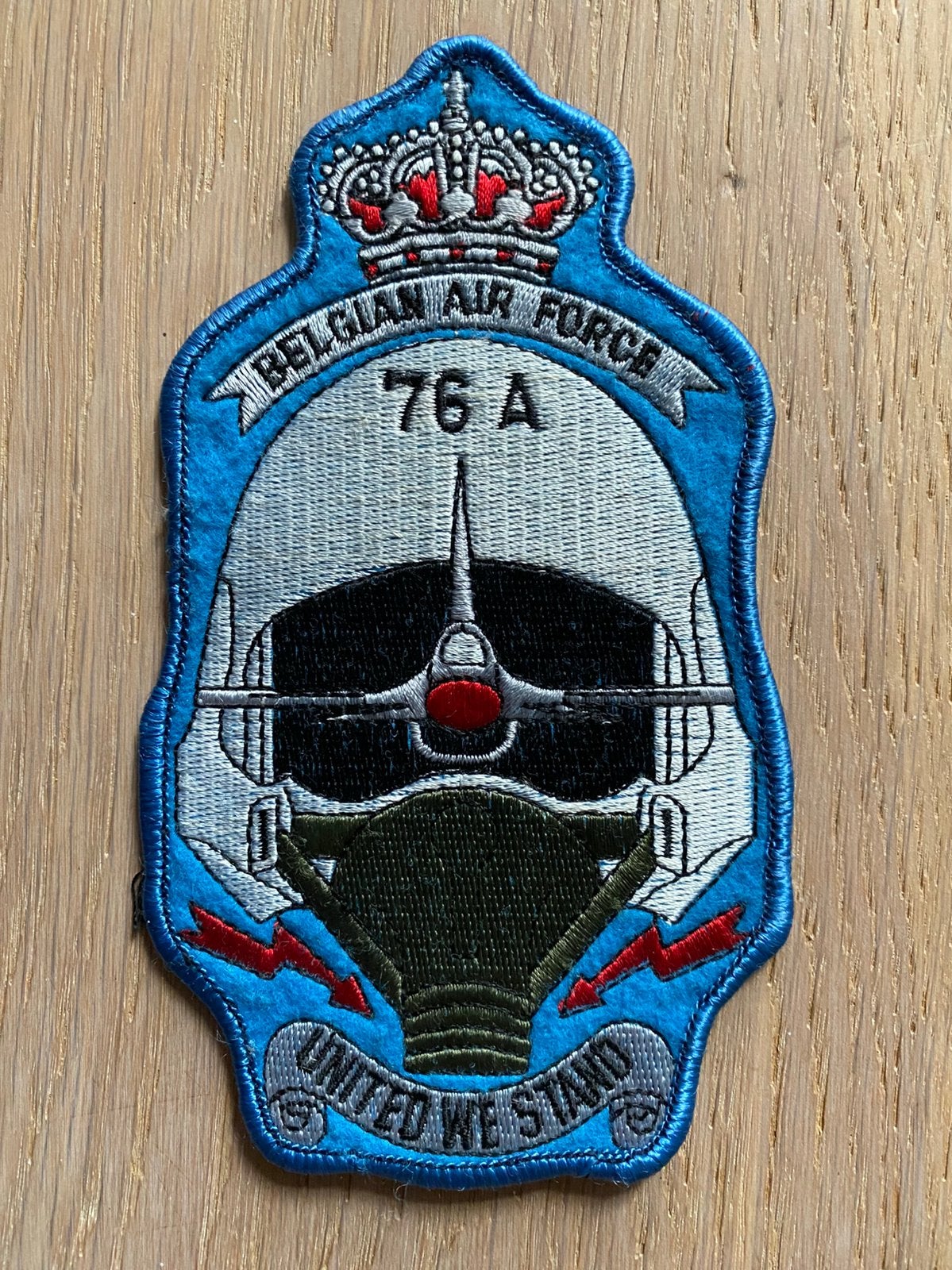 Force aérienne belge (Patch promotionnel 76A), Enlèvement ou Envoi, Neuf, Écusson, Insigne ou Logo