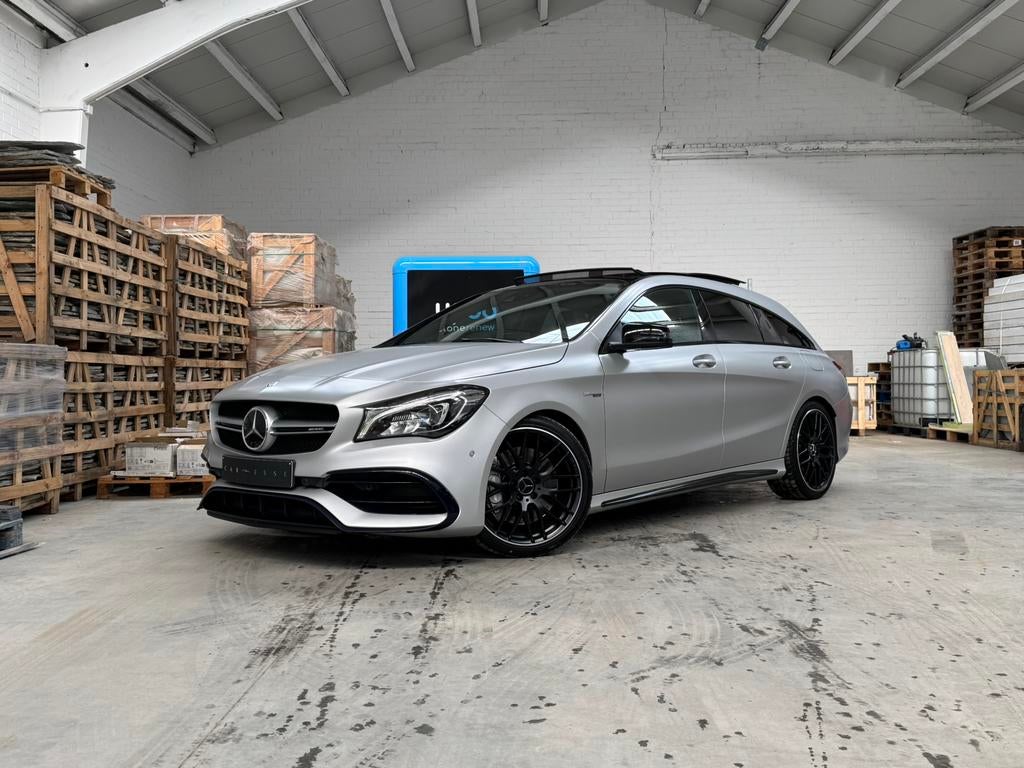 2017 Mercedes-Benz CLA45 AMG Shooting Brake DESIGNO / PANO, Achat, Euro 6, Entreprise, Entretenue par le concessionnaire