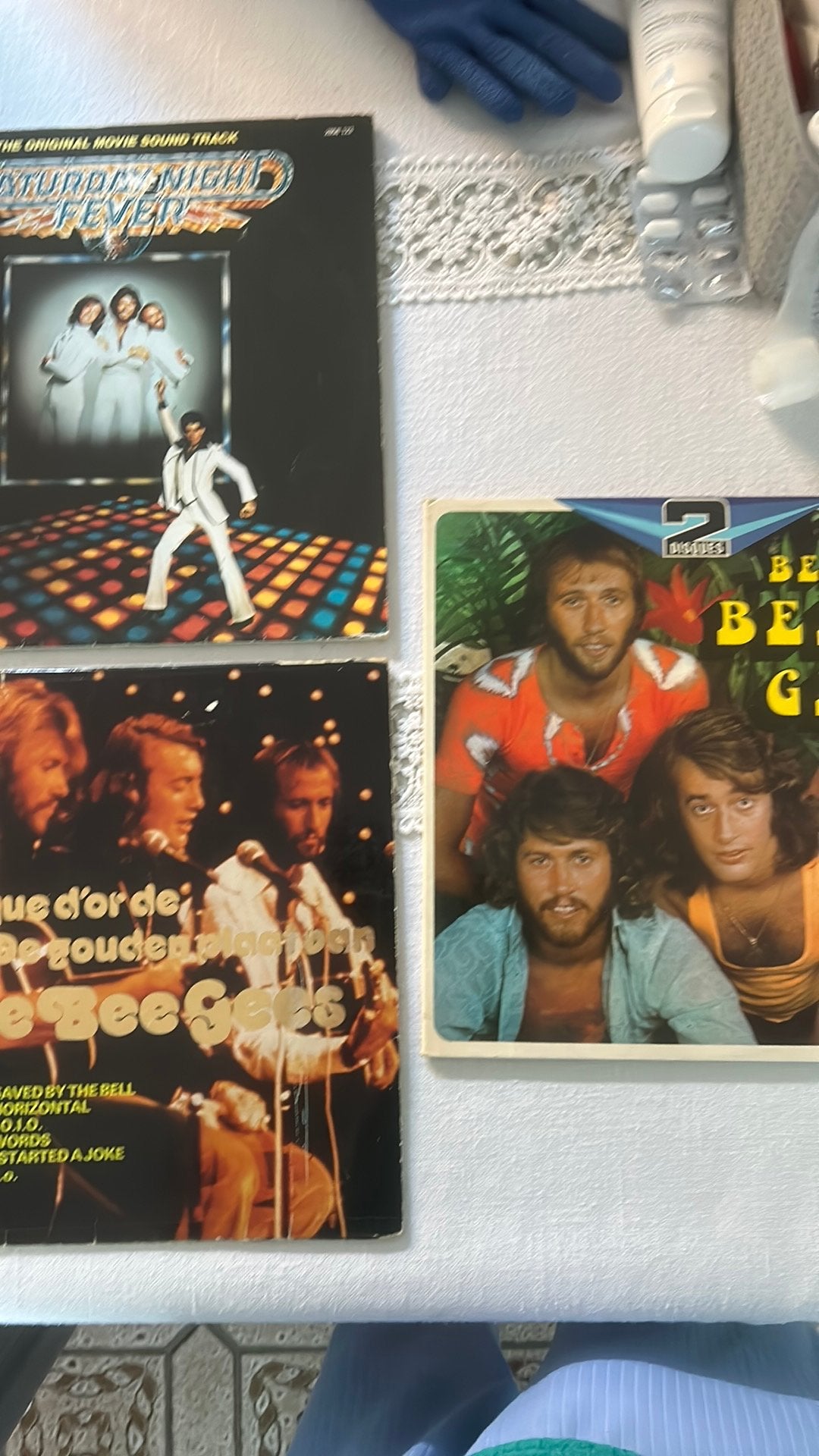 3 LP vinyl THE BEE GEES, Originele persing, Ophalen, Zo goed als nieuw