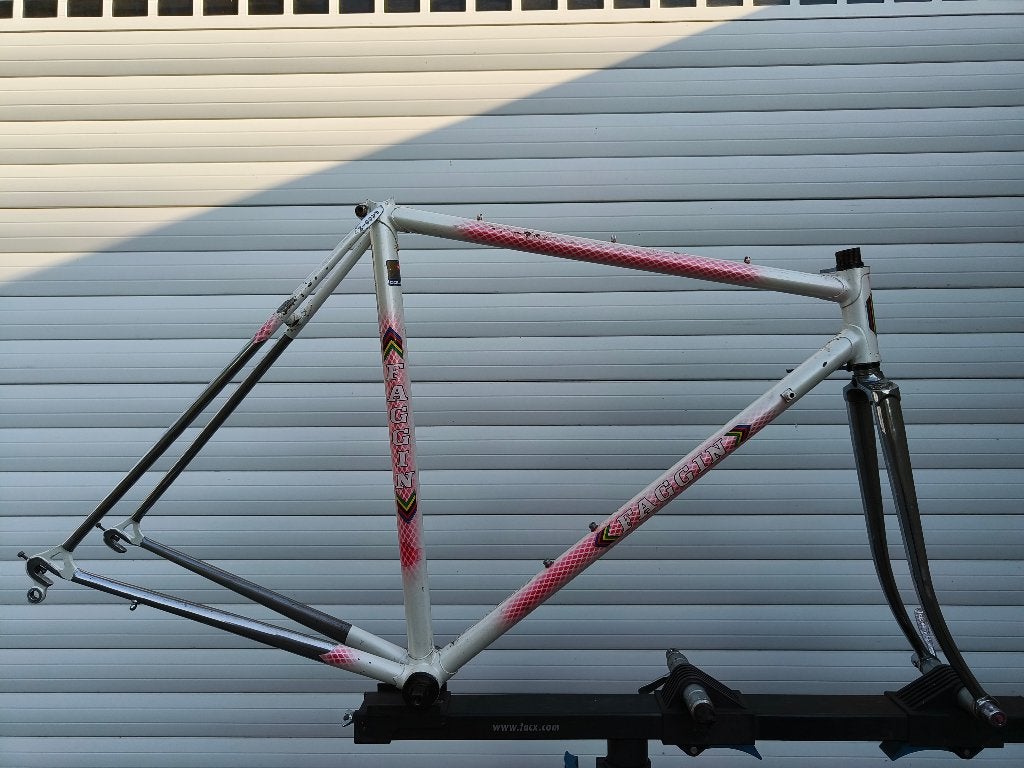 cadre de vélo de course rétro FAGGIN taille 52, Vélos & Vélomoteurs, Vélos Pièces, Enlèvement, Oldtimerfiets, Cadre, Faggin