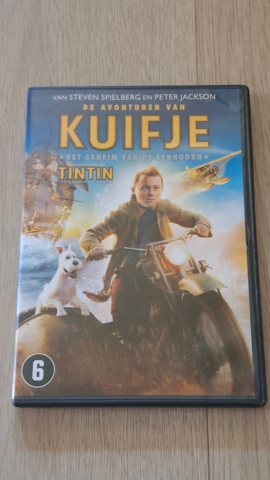 The Adventures of Tintin: The Secret of the Unicorn - DVD, Gebruikt, Nederlands, Ophalen of Verzenden, Vanaf 6 jaar