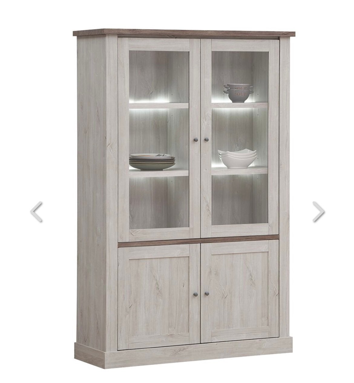 woonkamer set Eline van weba kleur white oak en autumn oak, Ophalen