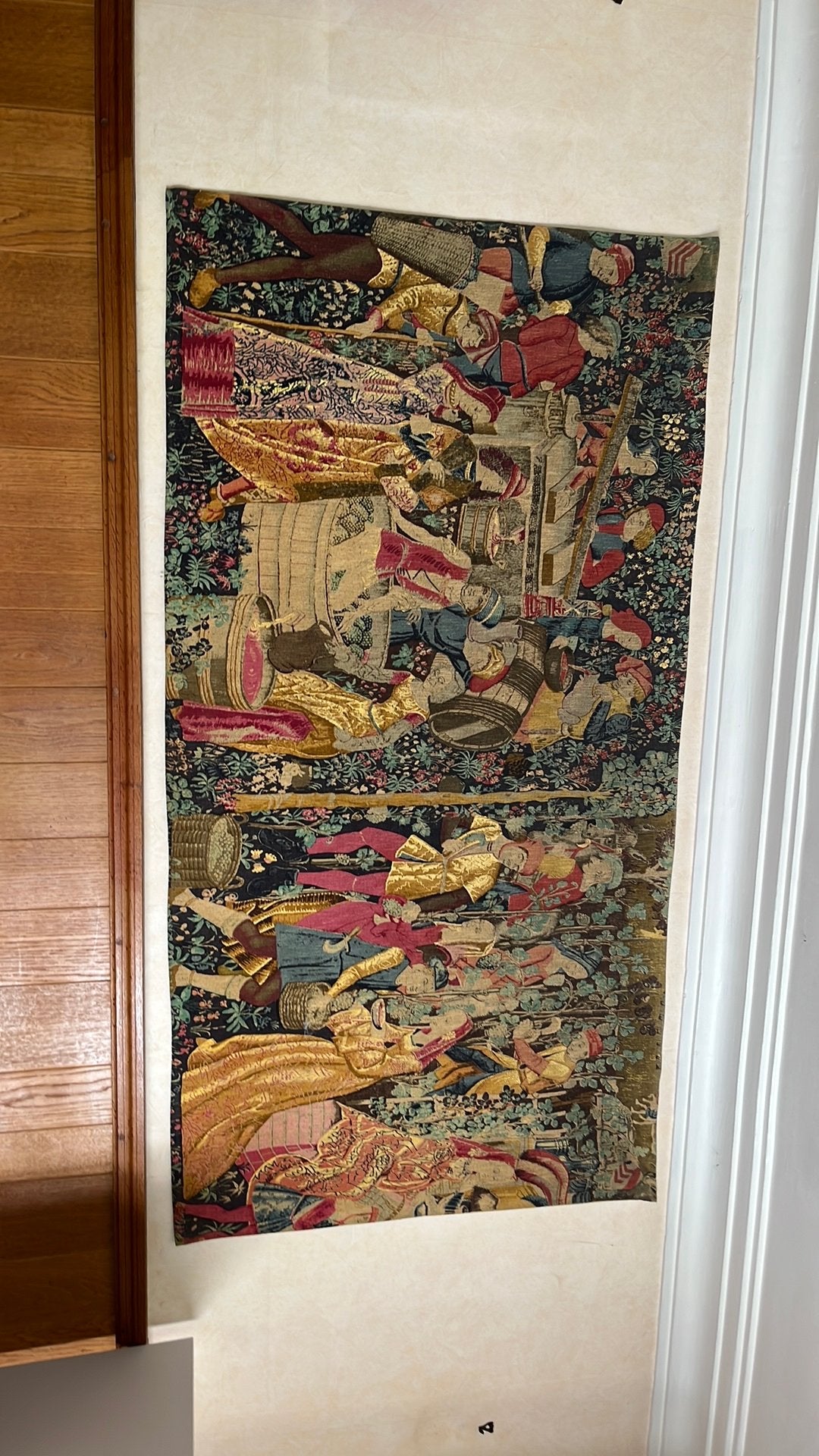 Tapisserie murale, Enlèvement