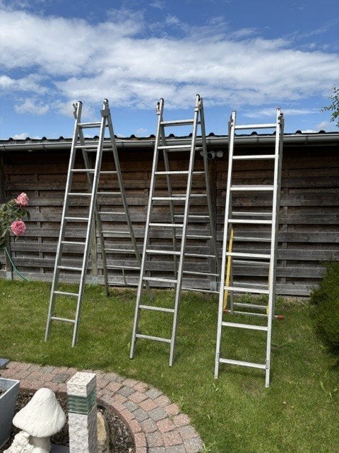 Ladders, Doe-het-zelf en Bouw, Ophalen, Gebruikt, Ladder, Opvouwbaar of Inschuifbaar