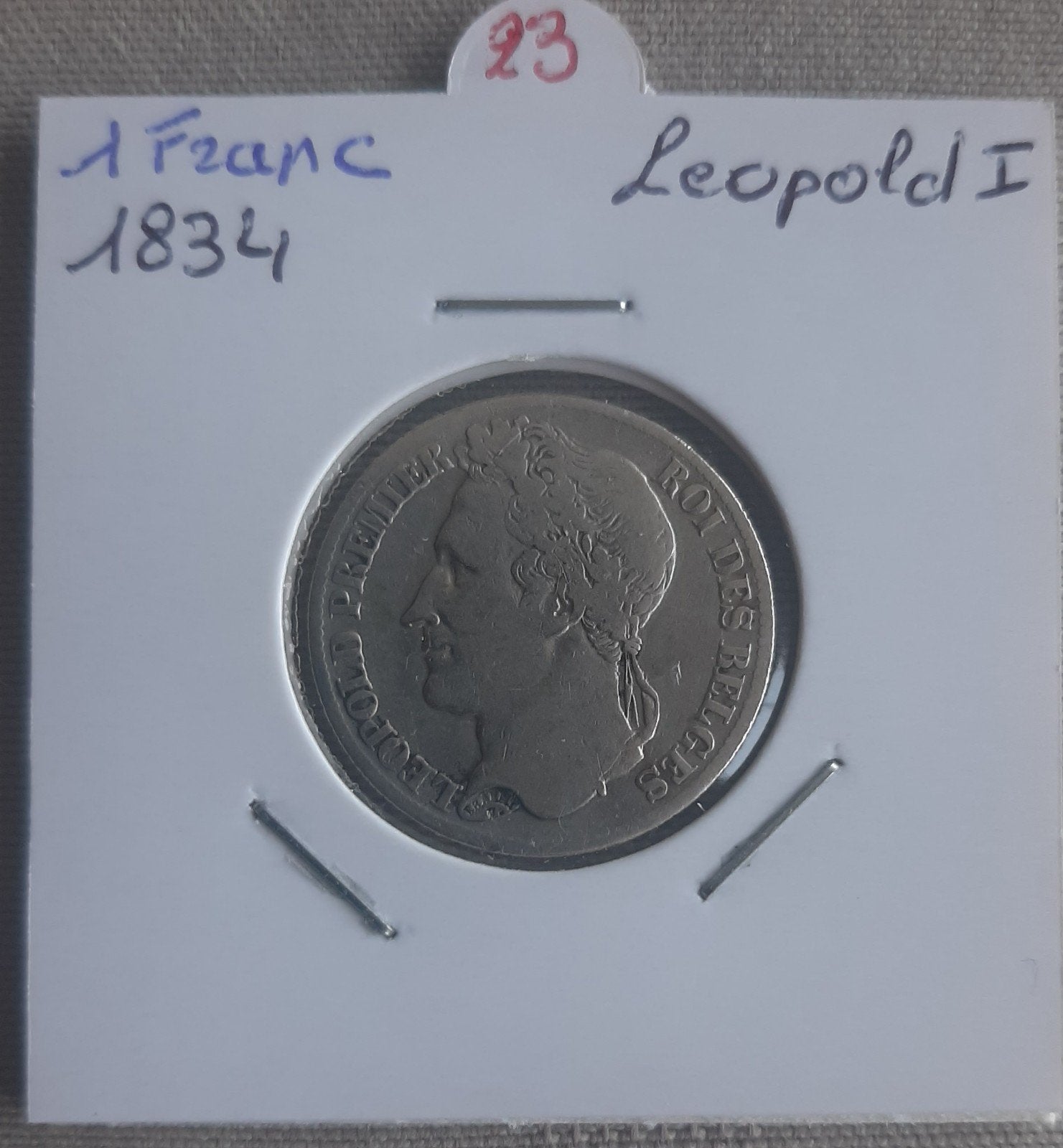 Leopold I - 1 franc 1834, Verzenden