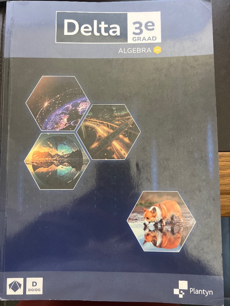 Delta 3e graad algebra, Ophalen, ASO, Wiskunde A, Plantyn