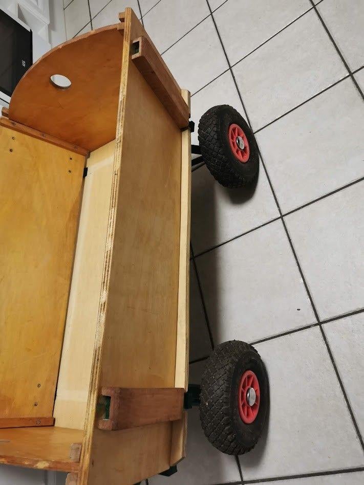 houten bolderkar, Caravans en Kamperen, Bolderkarren, Ophalen, Gebruikt