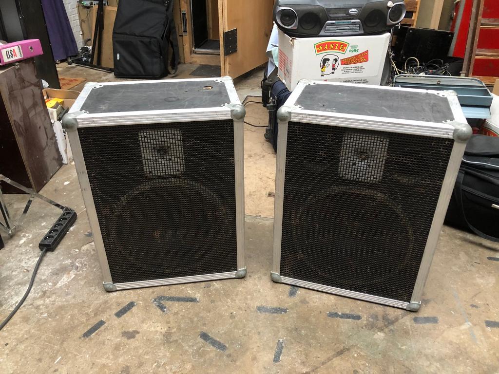 Paire baffles enceintes passives Electro-Voice, Enlèvement, Utilisé, 120 watts ou plus, Autres marques
