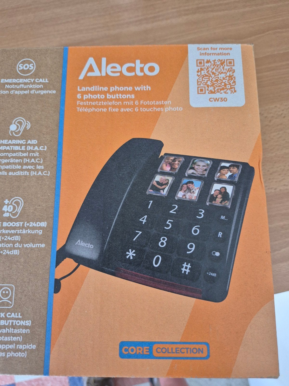 Alecto Senioren Telefoon, Telecommunicatie, Vaste telefoons | Handsets en Draadloos, Ophalen of Verzenden, Nieuw