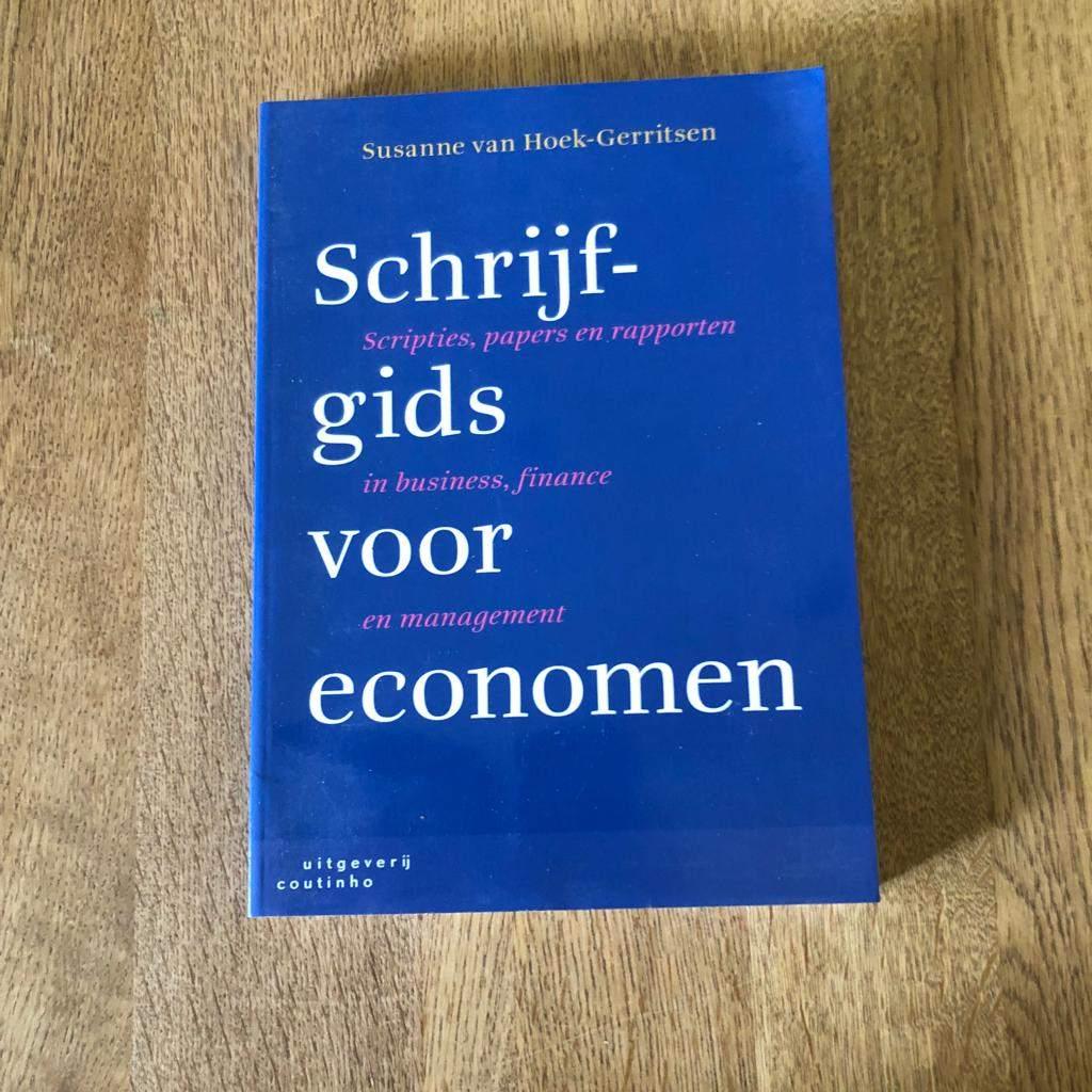 boek schrijfgids voor economen, Boeken, Ophalen of Verzenden, Zo goed als nieuw, Economie en Marketing