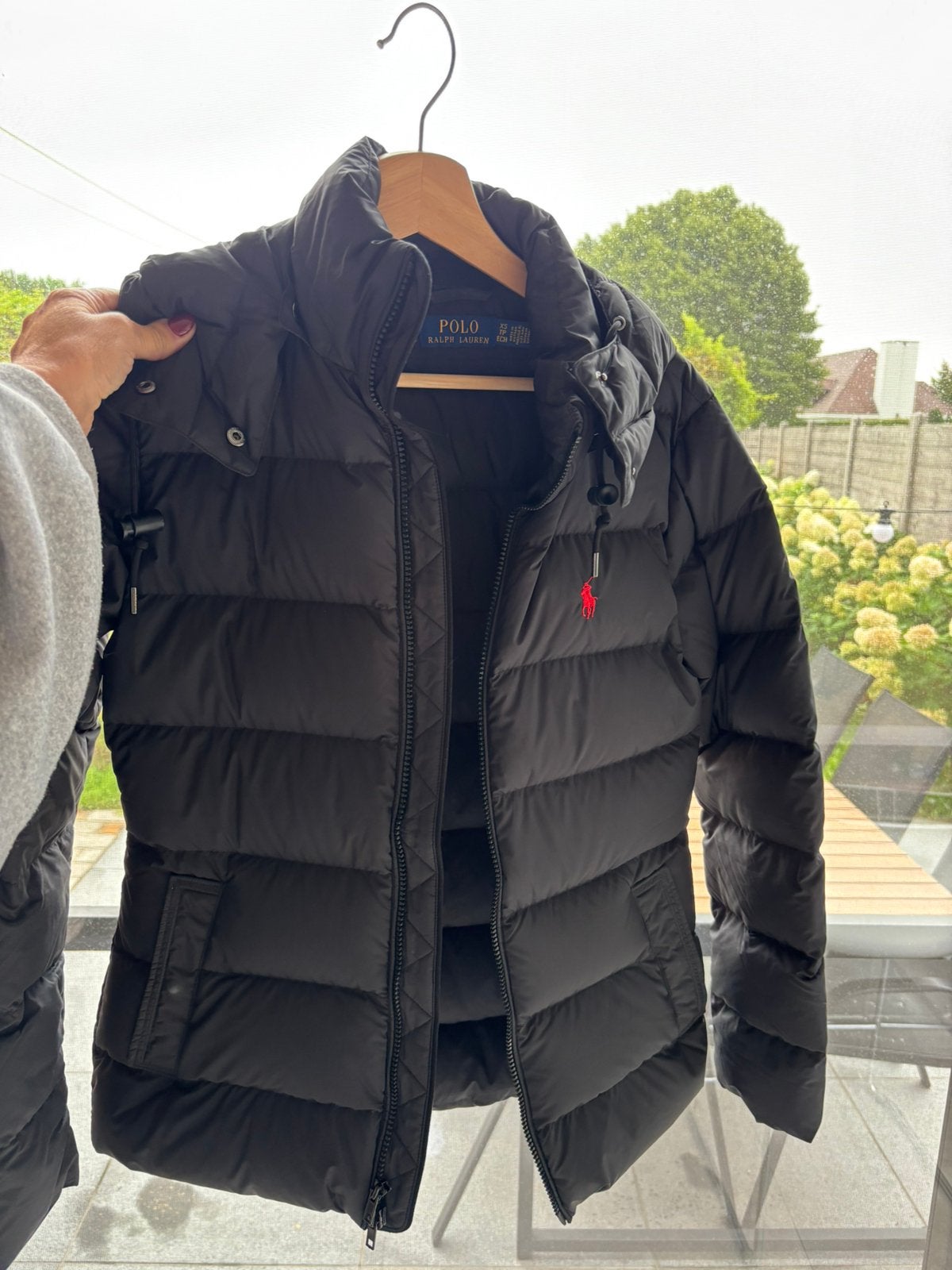 Polo Ralph Lauren winterjas, Ophalen, Zo goed als nieuw, Maat 34 (XS) of kleiner, Zwart