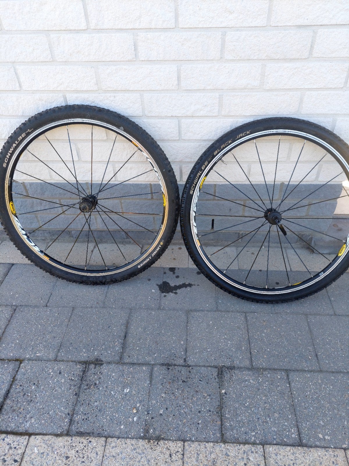 Mavic cross MTB wielset 26", Fietsen en Brommers, Ophalen of Verzenden, Gebruikt, Velgrem, Overige merken