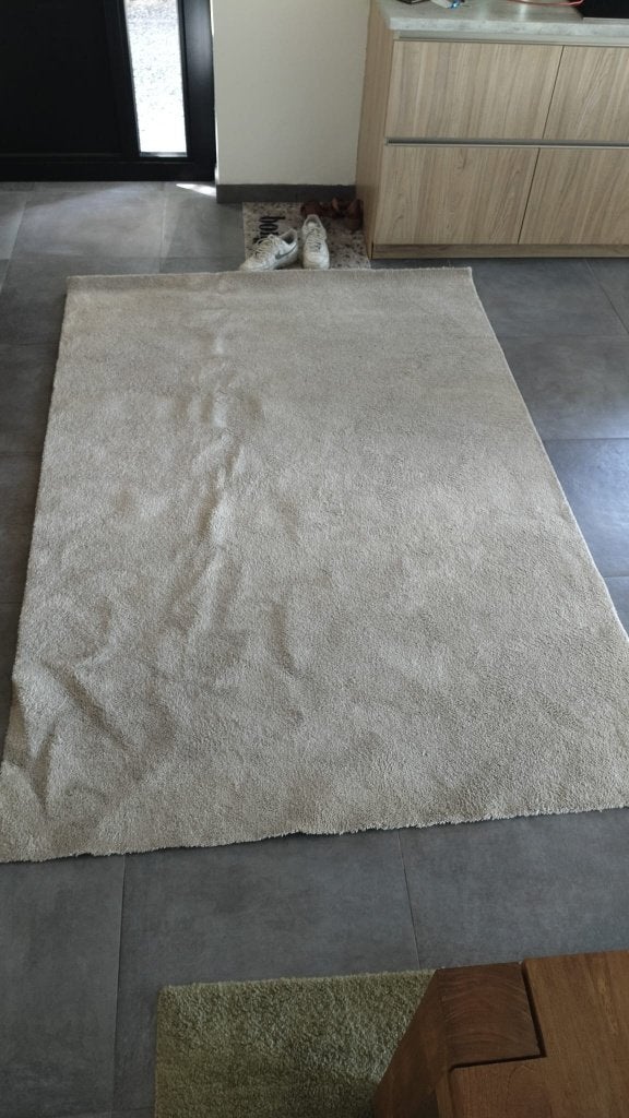 tapijt/mat, Maison & Meubles, 150 à 200 cm, Blanc, 150 à 200 cm, Enlèvement