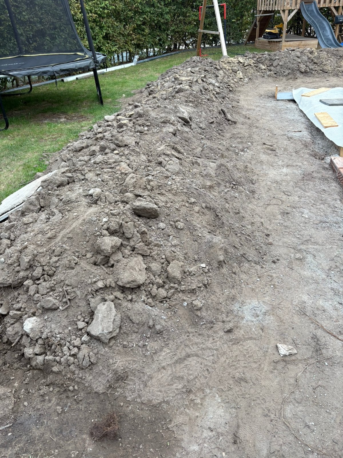 Gratis opvulgrond., Jardin & Terrasse, Enlèvement, Comme neuf