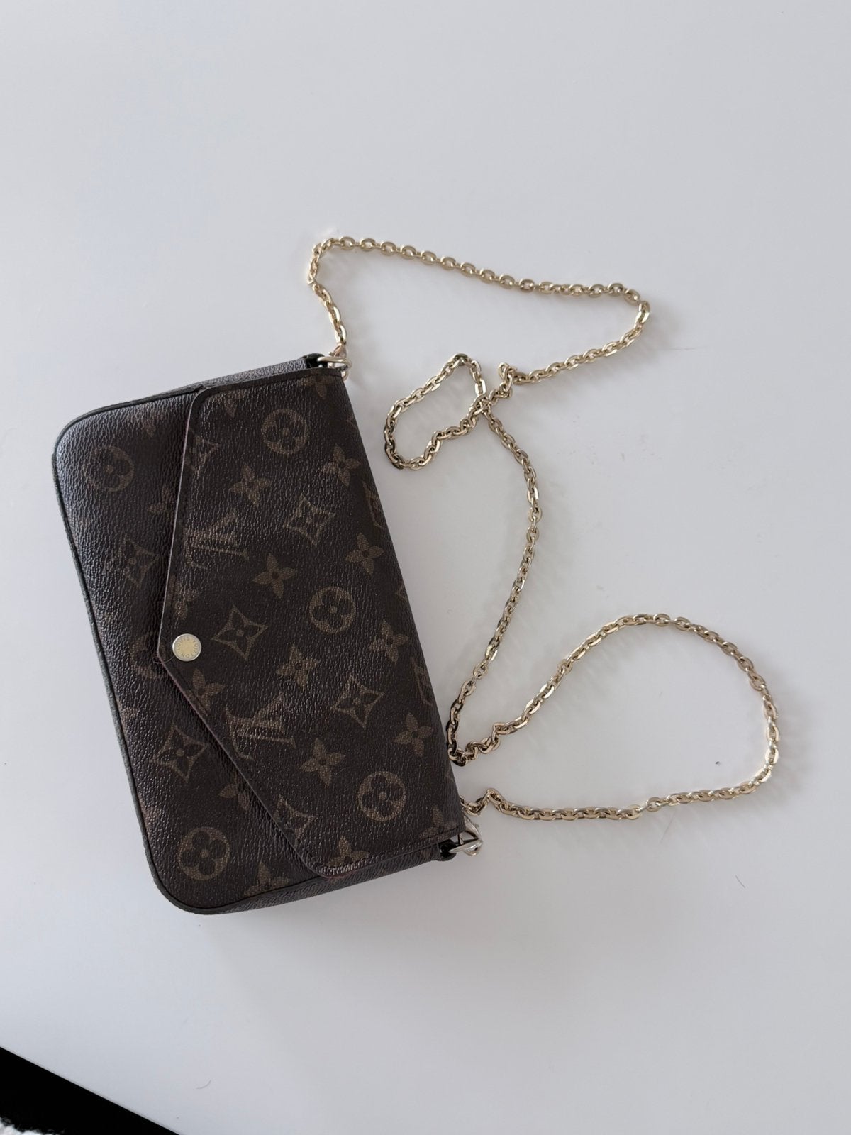 Handtas LV  1:1 echt leder!, Handtassen en Accessoires, Ophalen, Zo goed als nieuw, Leder