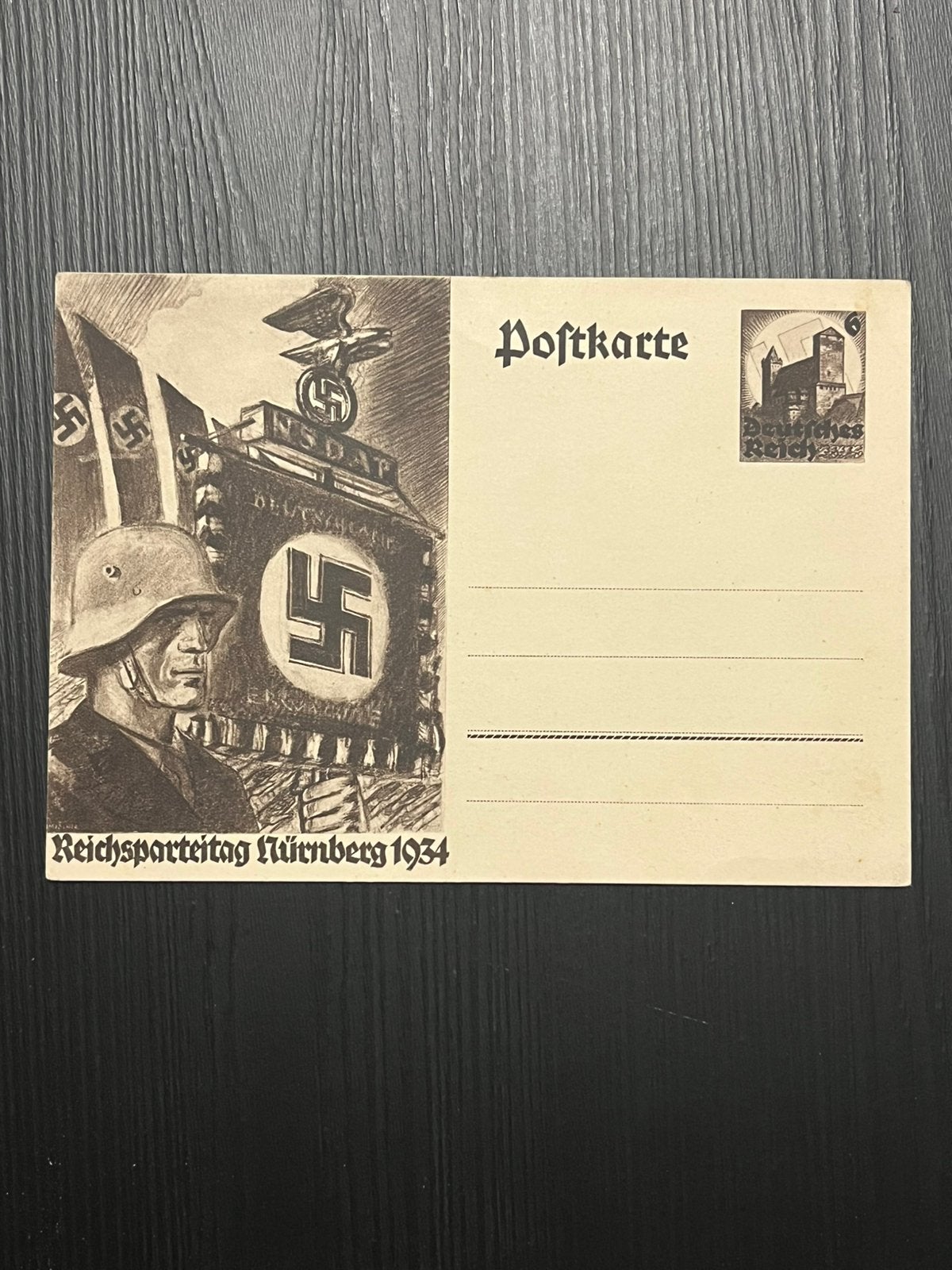 Ganzsache P252 Reichsparteitag Nürnberg 1934 inutilisé, Enlèvement ou Envoi, Autres, Autres types