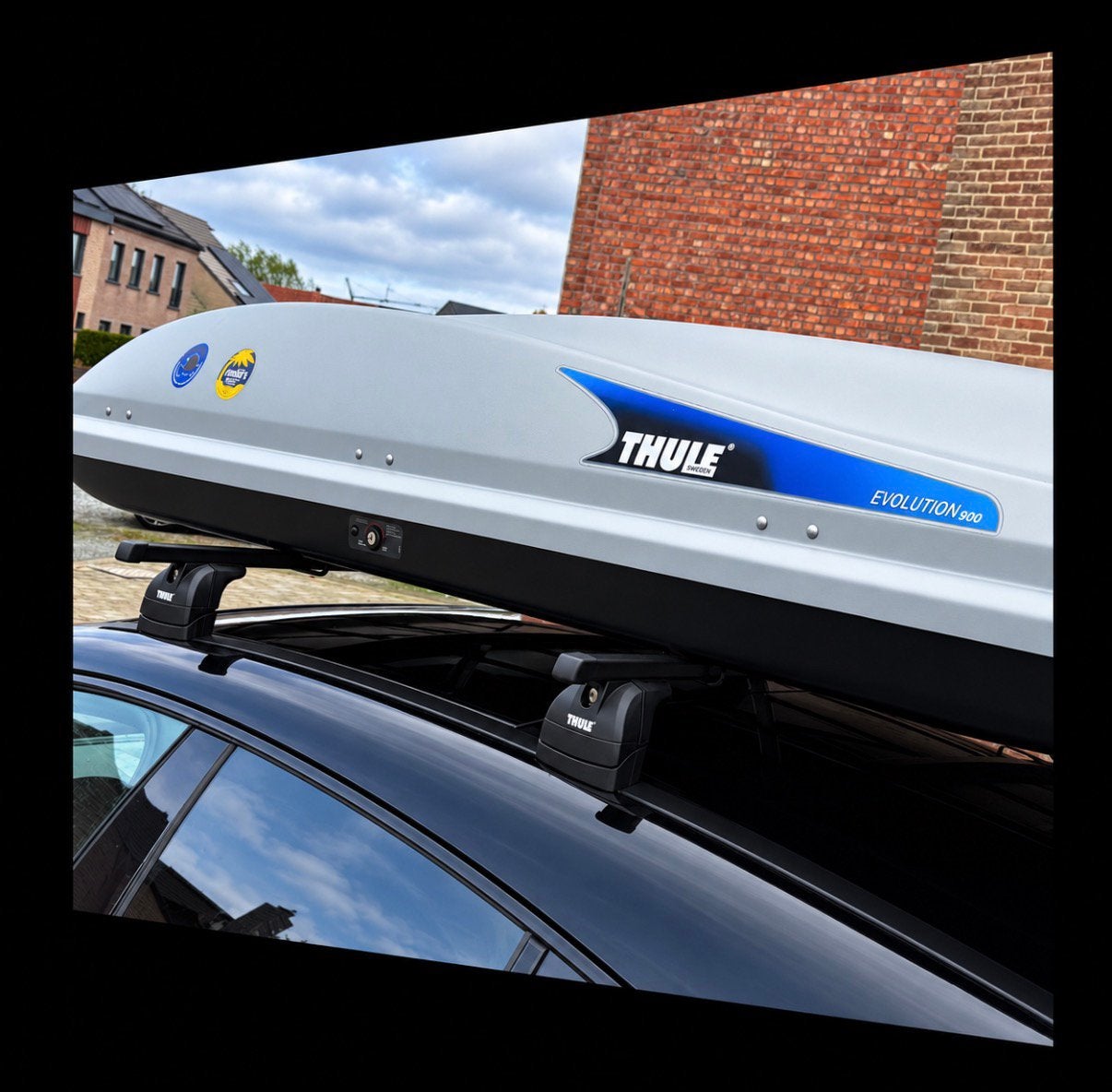Coffre de toit Thule XL avec barres de toit, Autos : Divers, Enlèvement, Utilisé