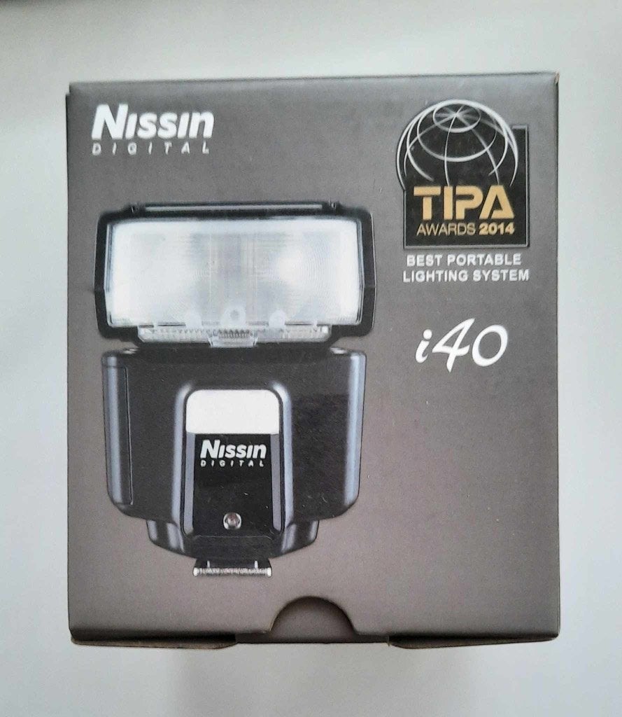 NISSIN I40 MICRO FOUR THIRDS, Audio, Tv en Foto, Ophalen of Verzenden, Gebruikt, Flitslamp, Nissin