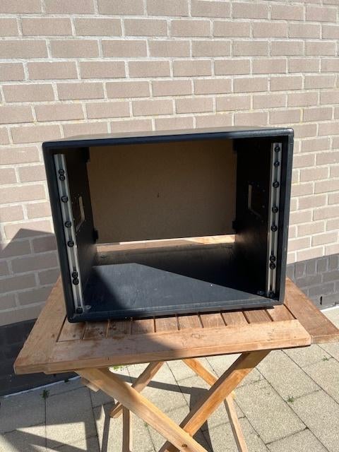 Houten apparaten rack 19" 9U hoog, Muziek en Instrumenten, Ophalen, Gebruikt, Speaker of Versterker