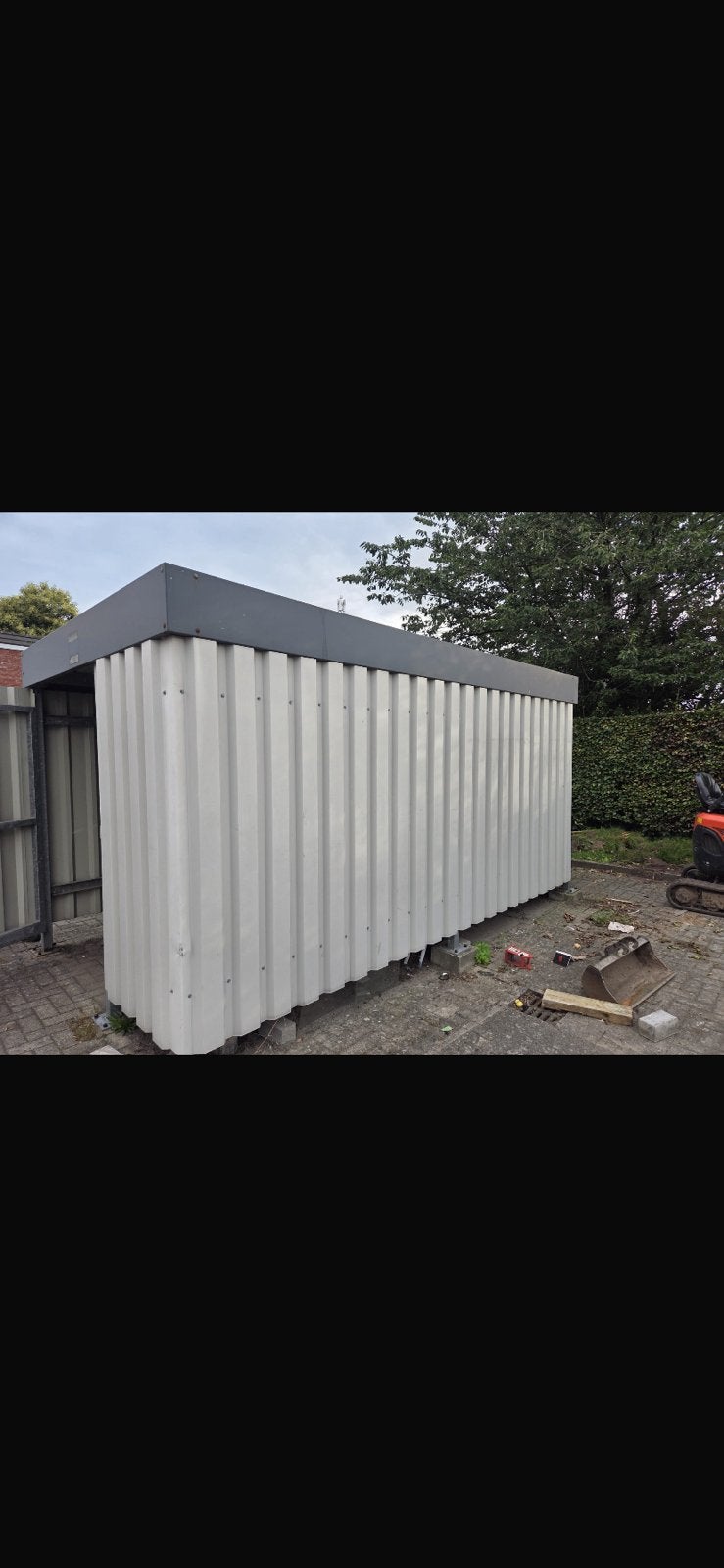Rangement de jardin/abri de jardin en bon état, Jardin & Terrasse, Enlèvement ou Envoi, Neuf, Métal, Stockage de conteneurs
