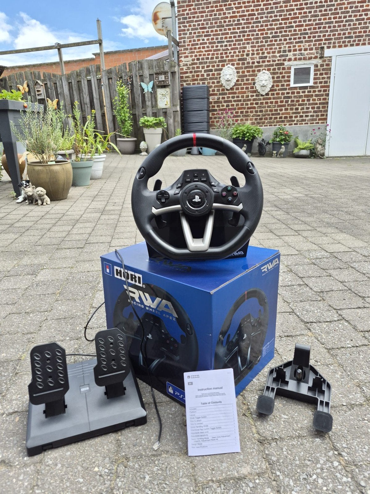 Racing wheel voor ps4 en ps3, Games en Spelcomputers, Spelcomputers | Sony Consoles | Accessoires, Ophalen, Zo goed als nieuw