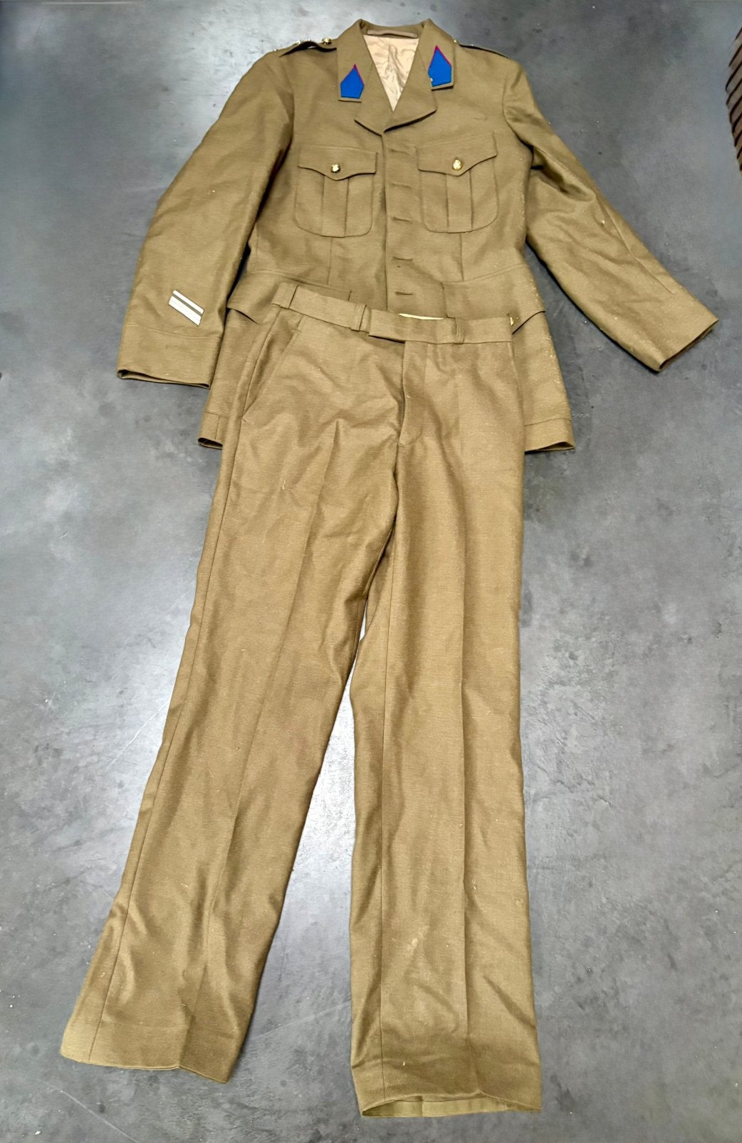 Leger outfit Vintage Monetex ABL 1982, jasje + broek, Verzamelen, Ophalen of Verzenden, Landmacht, Kleding of Schoenen