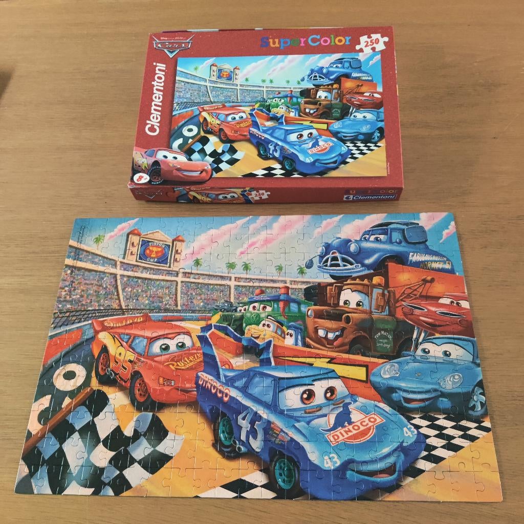 Clementoni Cars Puzzel, Hobby en Vrije tijd, Ophalen, Zo goed als nieuw, Legpuzzel
