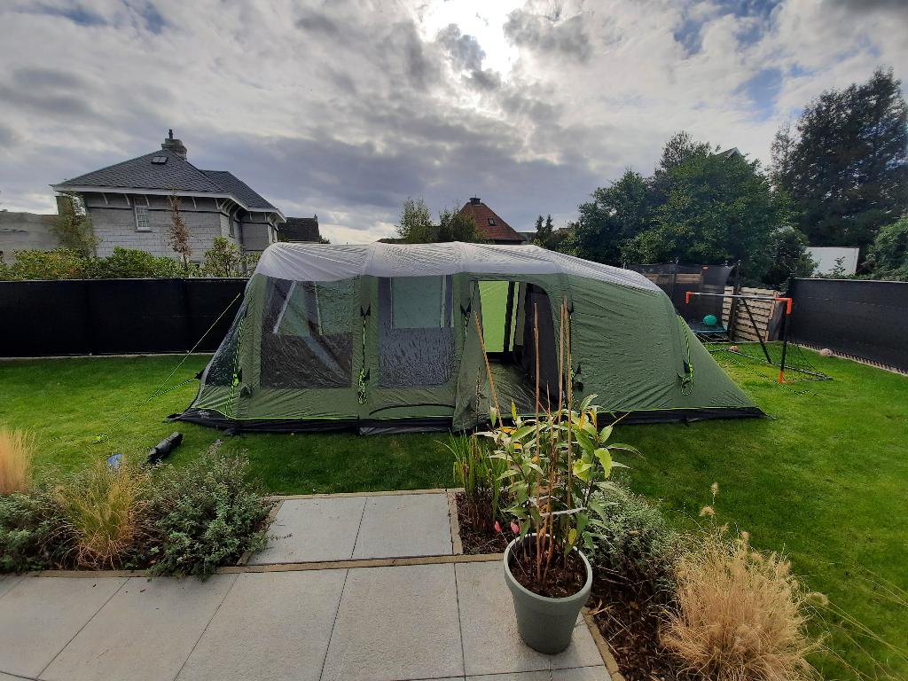 Tent Outwell opblaasbaar  6 A pers, Caravans en Kamperen, Ophalen