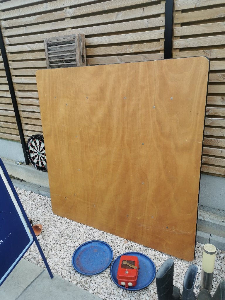 Plooitafel, Ophalen