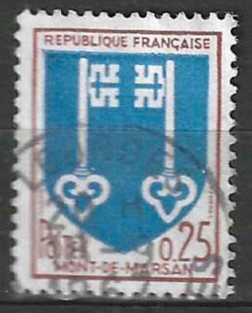 Francia 1966 - Yvert 1469 - Mont-de-Marsan (ST), Envoi, Affranchi
