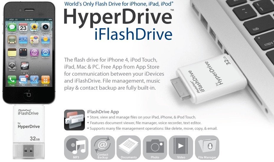 Apple Hyperdrive iflashdrive 16gb 30 pins (nieuw ), Ophalen of Verzenden, Nieuw