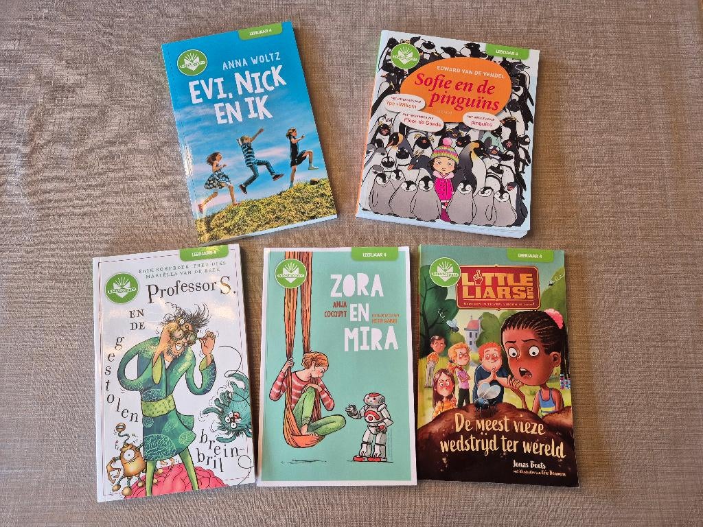 Kinderboeken 4de leerjaar, Boeken, Ophalen, Zo goed als nieuw