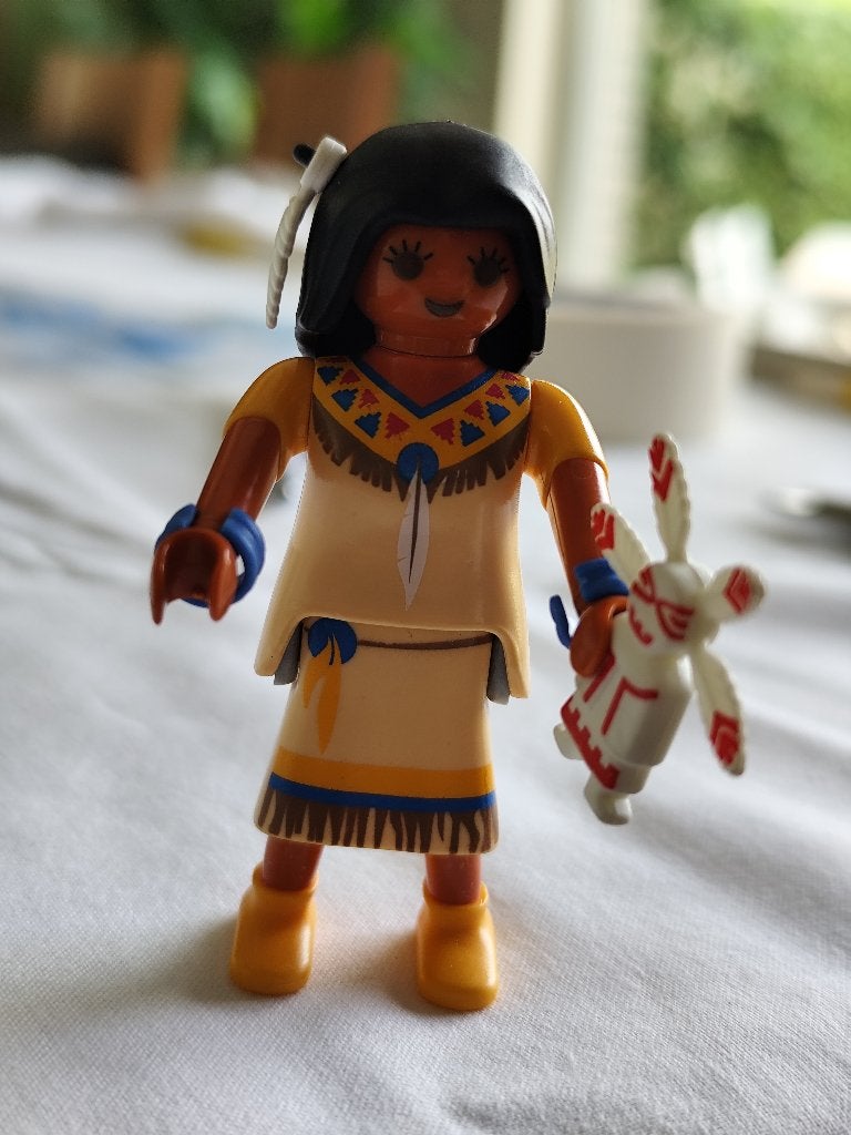Playmobil indiaanse vrouw, Ophalen, Gebruikt, Complete set, Figuren