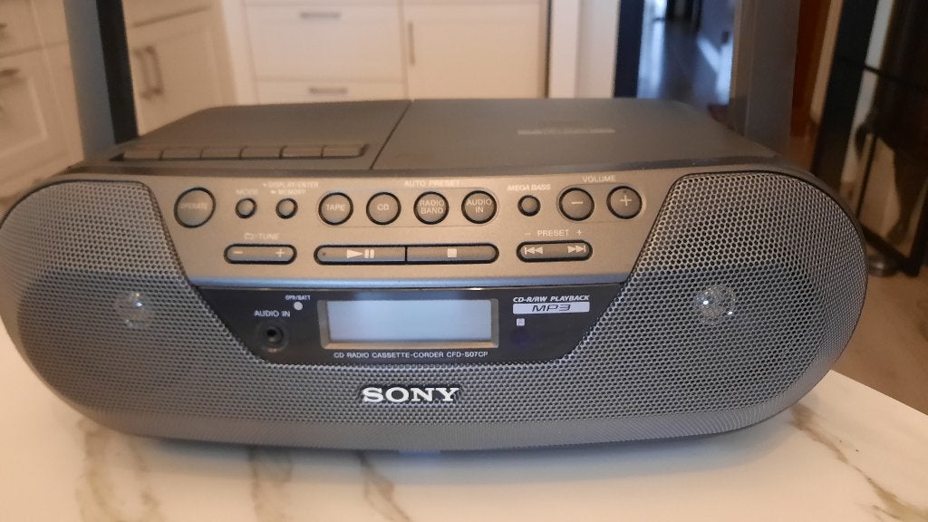 Sony CFD-S07CP cd-radiocassettespeler, TV, Hi-fi & Vidéo, Enlèvement ou Envoi, Utilisé, Sony