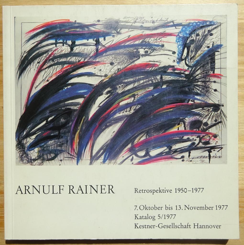 Arnulf Rainer, Retrospektive 1950-1977, Hannover 1977, Enlèvement ou Envoi, Utilisé, Peinture et dessin