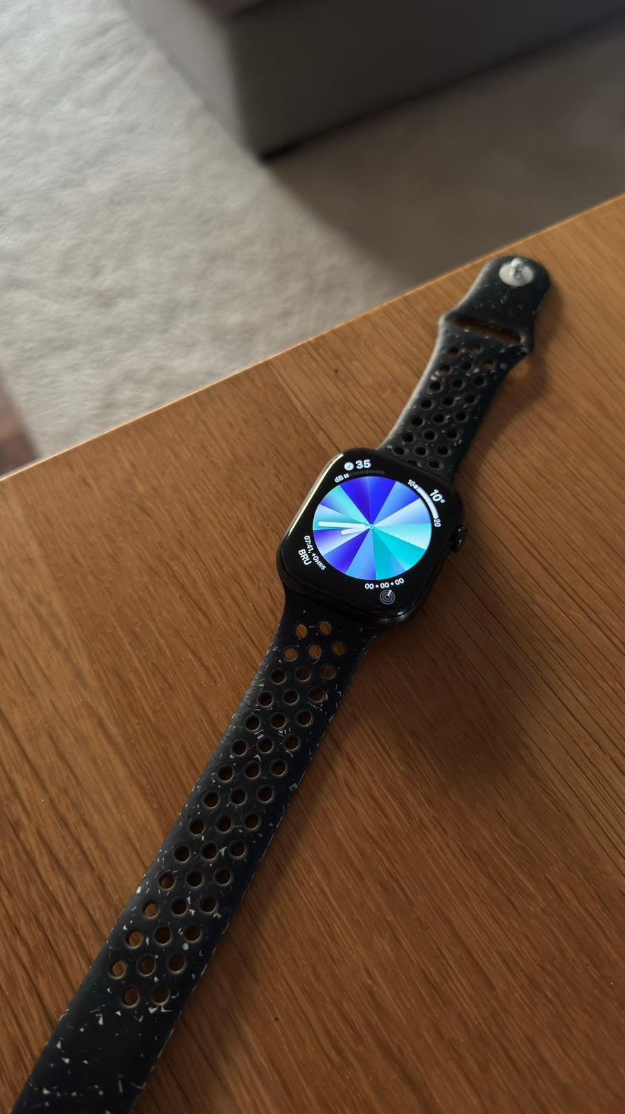 Apple Watch s10- titanium, Handtassen en Accessoires, Ophalen, Gebruikt, Zwart, IOS