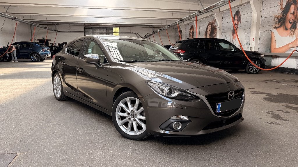 Mazda 3 2.2 SkyActiv-D (150 PK) - Sense Edition - Twin Turbo, Autos, Mazda, Cuir, Achat, Boîte manuelle, 107 g/km
