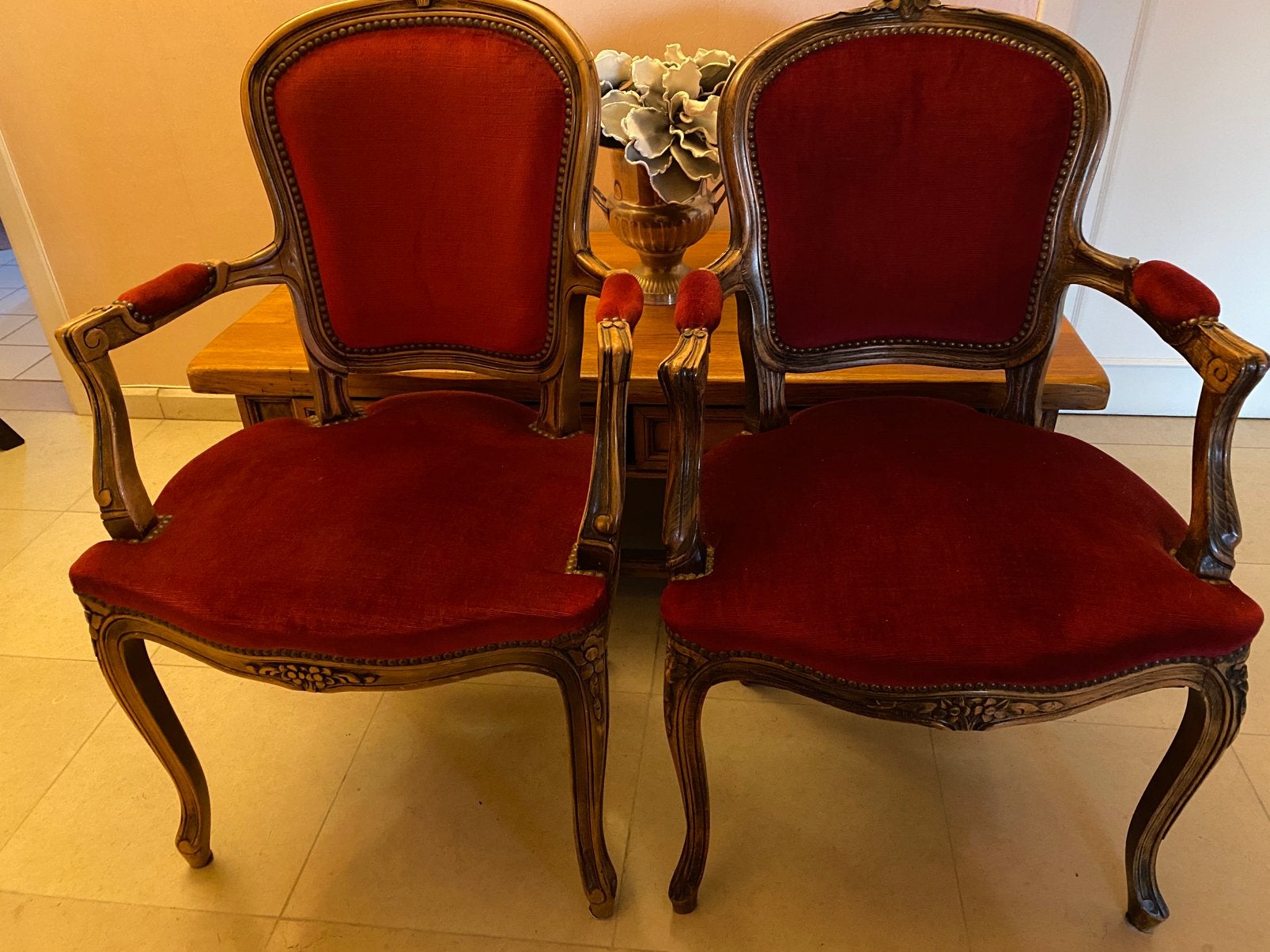 2 prachtige Louis XIV fauteuils, Ophalen