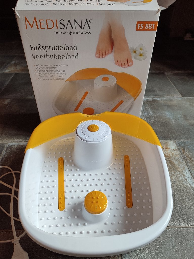 Medisana bain de pieds, Electroménager, Enlèvement ou Envoi, Comme neuf, Soin des mains et des pieds