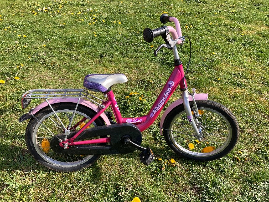 Meisjesfiets 16 inch, Enlèvement, Utilisé, Frein à rétropédalage, 16 à 20 pouces